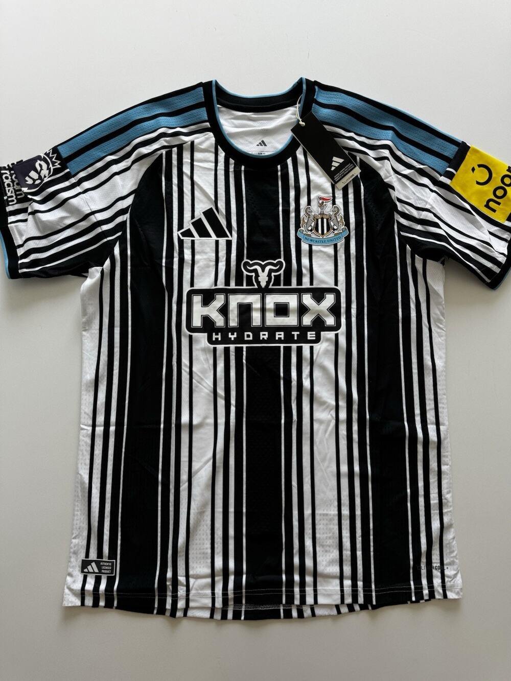 Adidas Newcastle United 26/27 Authentic Home Jersey DEDIC Sz Large